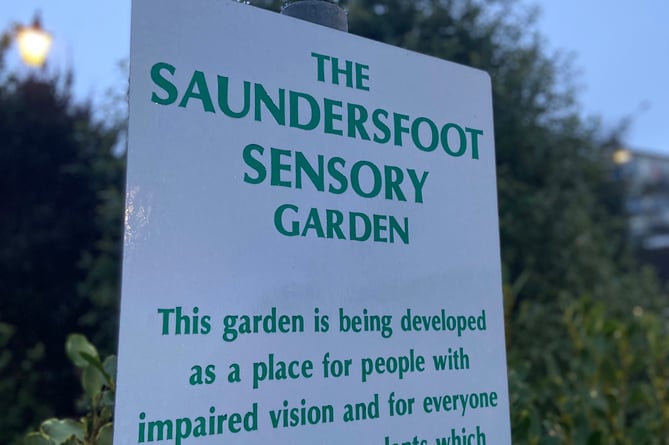 Saundersfoot sensory garden