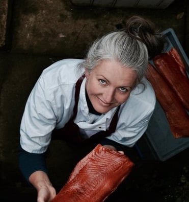 Louise Sykes, of the Smoke Shed at Llys Meddyg, Newport, Pembrokeshire