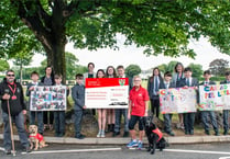 Four legged friends at Greenhill School, Tenby