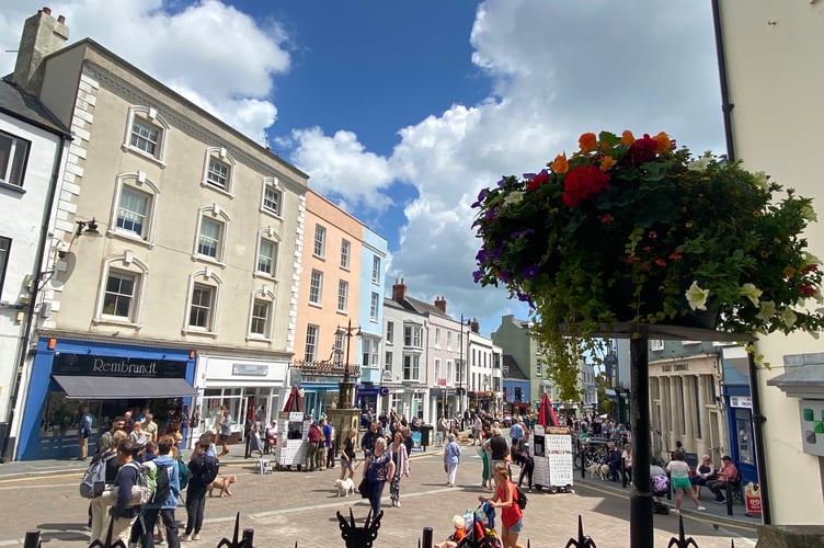 Tenby in Bloom Tudor Square