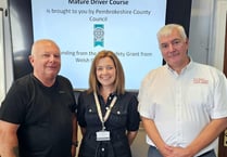 Free mature driver courses available in Pembrokeshire