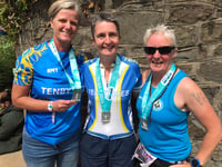 Tenby Aces Ladies Relay Team take podium spot at Swansea half Ironman