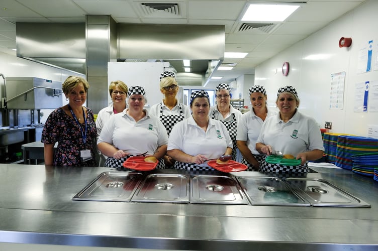 Tenby school kitchen