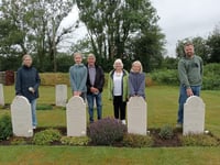 Dutch schoolgirls discover RAF Pembrokeshire-Netherlands connection