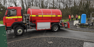 Fire and Rescue Service pioneers use of wastewater to tackle fires
