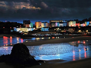 ‘Respect the Range’ drone display for Tenby harbour