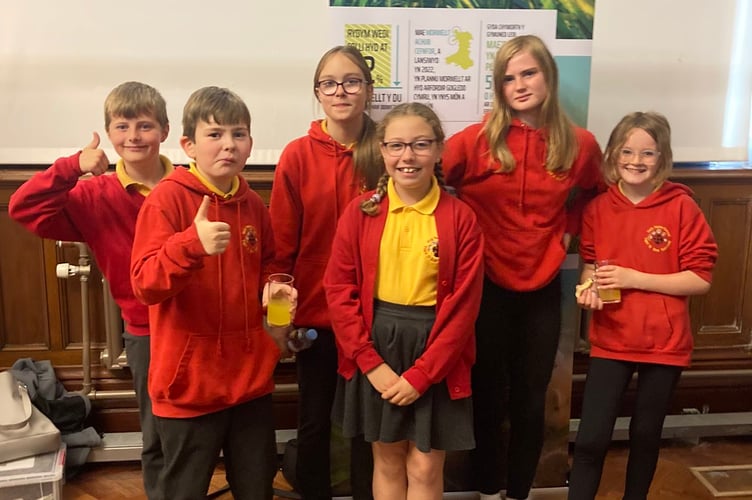 Holy Name Catholic Primary School in Fishguard pupils won in their category