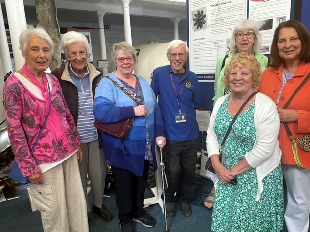 Narberth Ladies Probus Club on a visit to Pembroke Dock Heritage Centre.