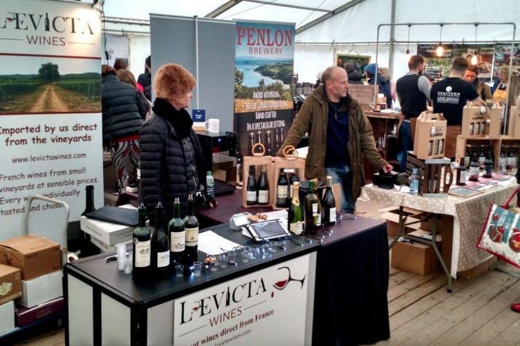 The food marquee at a previous year’s Llandovery Sheep Festival
