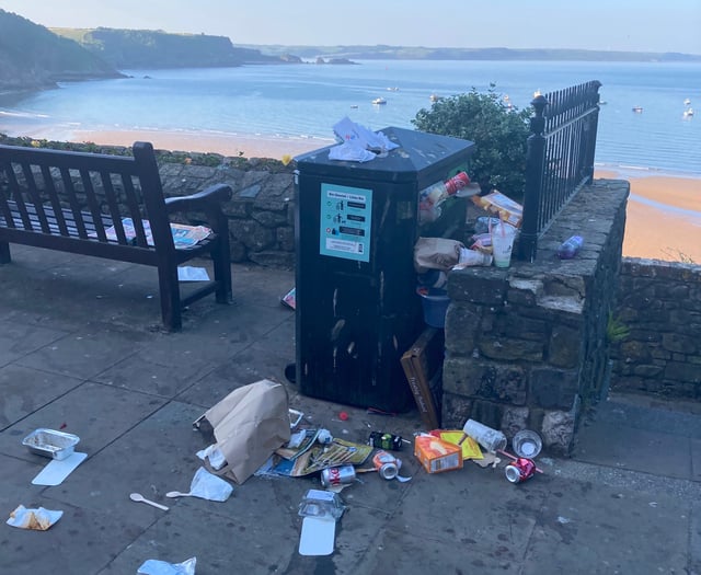 YOUR VIEWS: Trying to solve Tenby’s litter and bin issues...
