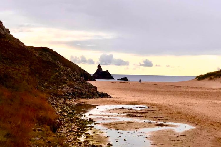 Church Rock at Broadhaven South Beach, Pembrokeshire