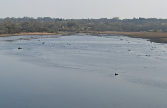 The River Teifi at Cardigan. 