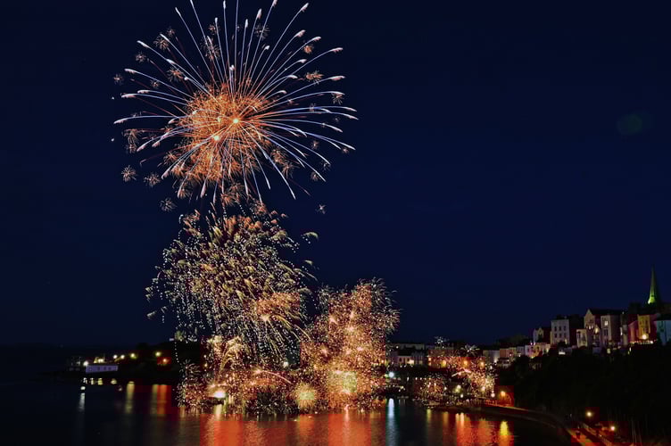 Tenby fireworks