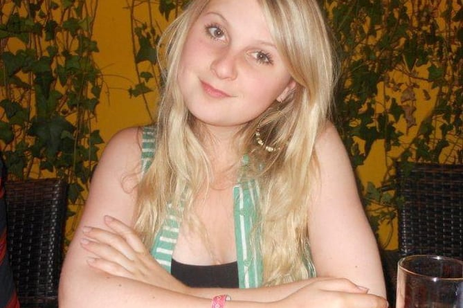 Abbie before her tumour diagnosis. See SWNS story SWMRtumour. A woman whose periods suddenly stopped as a teen discovered it was due to a brain tumour. Abbie Few, 29, started what she thought was regular menstruation for two months when she was 13. But her periods then stopped entirely for nearly seven years. Doctors told her to take paracetamol for her headaches and eat more to help promote regular menstruation. 