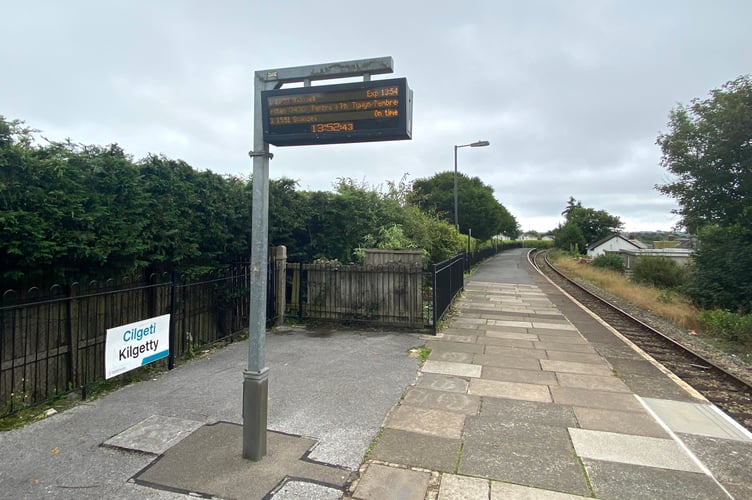 Kilgetty train station