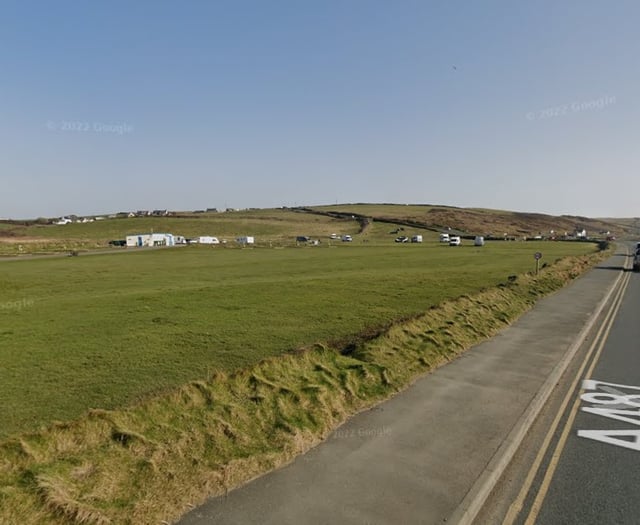 Nine injured after car collides with campers in west Wales