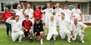 Carew Seconds cricketers take the Alec Colley Cup
