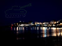 Watch the Tenby ‘drone display’ that no one saw