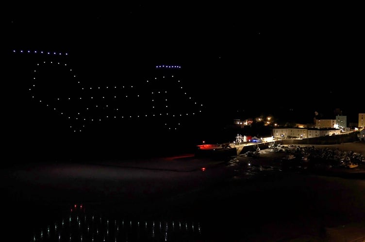 Tenby drone display