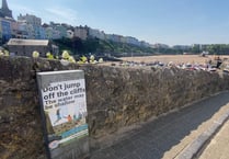 Person injured on rocks in Tenby 'tombstoning' incident