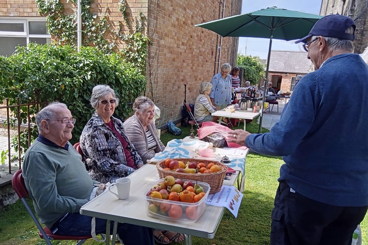 Human Fruit Machine at St Johns Church Summer Fayre