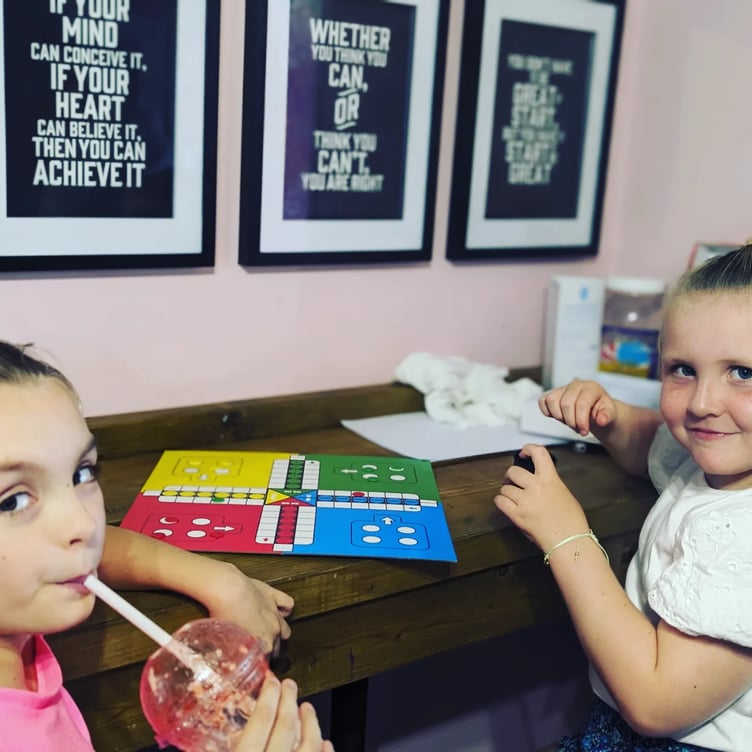 Limelight children at Megans Starr Foundation Coffee House, Milford Haven