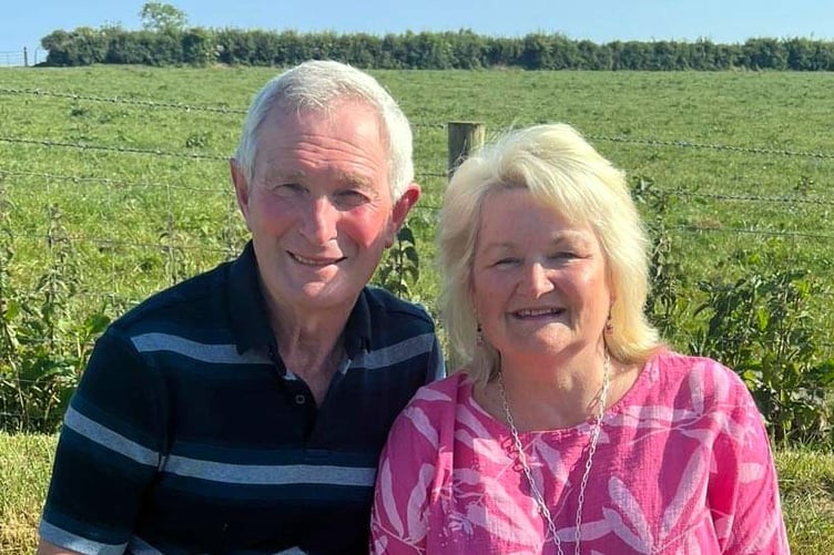 Clynderwen Show Presidents Richard and Sandra Morgan