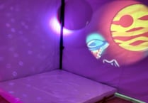 Sensory Tent available to view at Tenby De Valence