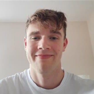 Harry McCaughey, a 17-year-old BHF volunteer