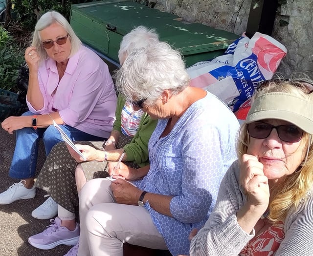 Poetry in the Park a monthly happening in Tenby