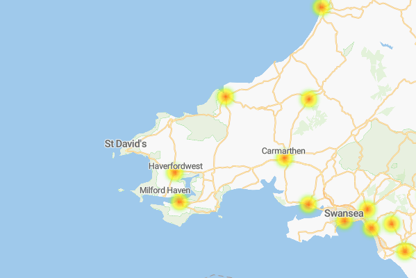 Outage map