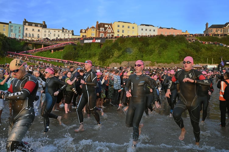 Ironman Wales swim 2023