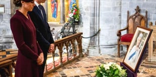 Royal Highnesses’ mark anniversary of Queen's passing, in St Davids