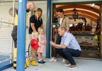 St Davids RNLI welcome HRH The Prince and Princess of Wales