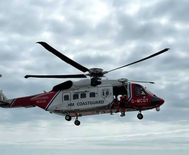 Rescue services locate missing person around the coast of Tenby