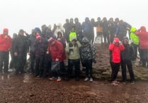 Pembrokeshire hike in aid of DPJ Foundation mental health charity