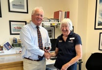 Tenby RNLI lifeboat station stalwarts recognised