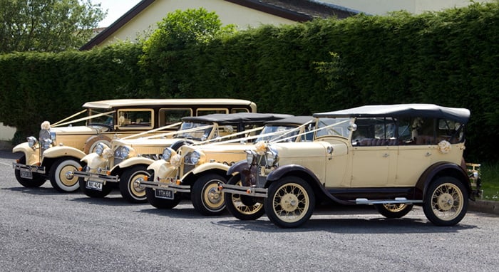 All four JJ McHugh Cars