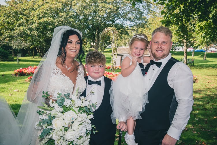 Stacey and Tom wedding photo