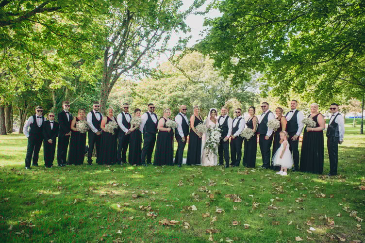 Stacey and Tom wedding photo