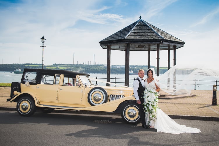 Stacey and Tom wedding photo