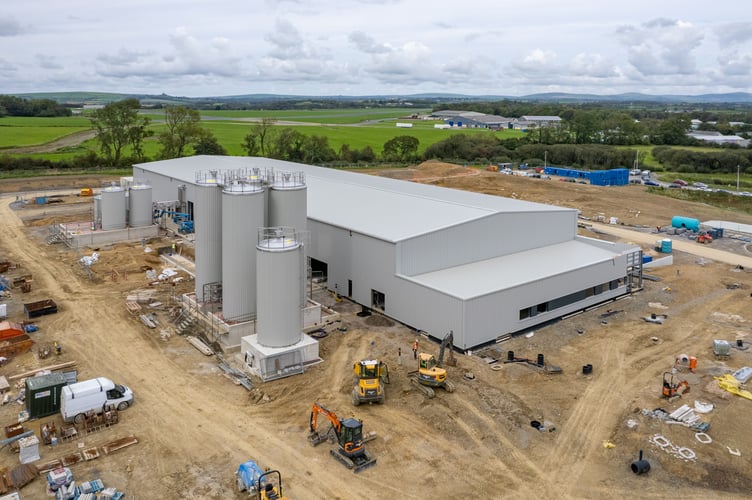 The Pembrokeshire Creamery under construction