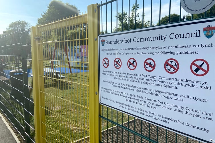 Saundersfoot play park