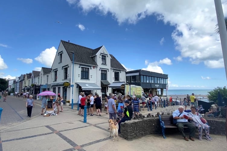 Saundersfoot scene