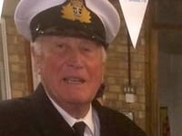 Funeral details for Lieutenant Roy Broxham RNR of Tenby