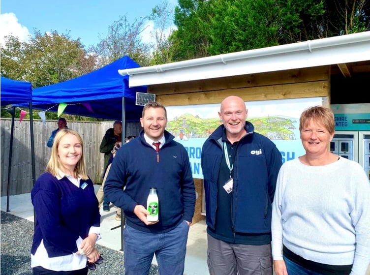 Sam Kurtz MS at the launch of the Food Development Grant