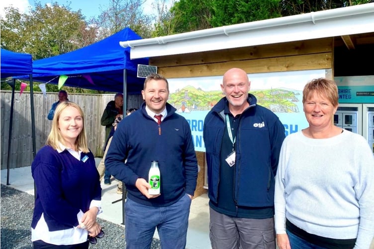 Sam Kurtz MS at the launch of the Food Development Grant