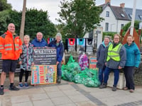 Levels of littering highlighted in one morning at Saundersfoot