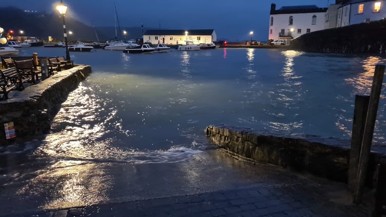 High tide at Tenby