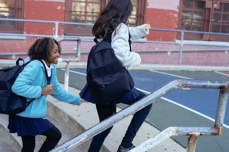Photo by Mary Taylor: https://www.pexels.com/photo/cheerful-girl-hurrying-to-school-5896923/